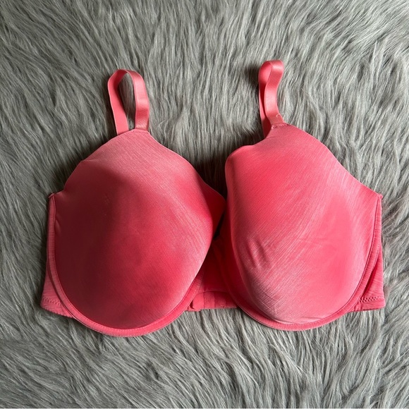 Secret Treasures T-Shirt Bra Womens Size 38DDD‎ Pink Lightly Lined Underwire - Picture 1 of 6
